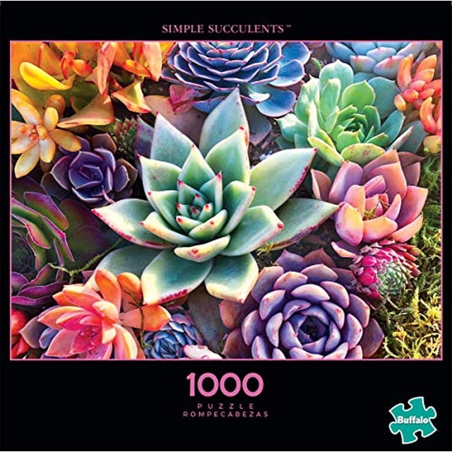Buffalo Games - Simple Succulent - Rompecabezas de 1000 piezas Buffalo Games Buffalo Games