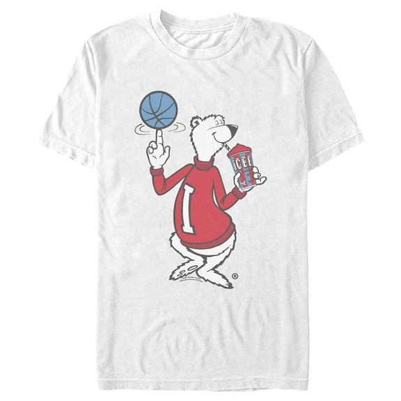 Men's ICEE Bear Spinning and Slurpin' Graphic Tee White Medium