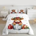 thumbnail image 2 of Homewish Cute Highland Wish Bedding Comforter Set,Merry Christmas Gifts Twin Comforter Sets,Rustic Western Farmhouse Bedding Set For Boys Girls,Breathable Home Decor Reversible,2pcs, 2 of 8