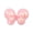 Pink, variant on Sequin Glitter Stuffed Butterfly Bow Hair Clip for Girls - 1 Pack - Summer Crystal