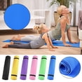 thumbnail image 5 of HJQEQVD Small 15 Mm Thick and Durable Yoga Mat Anti-Skid Sports Fitness Mat Anti-Skid Mat to Lose Weight Outdoor Party Essentials 23.6*72 inch,Blue One Size, 5 of 6