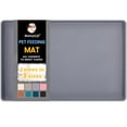 thumbnail image 1 of Alfombrilla de comida para mascotas MateeyLife de silicona, impermeable y antideslizante, 1 of 7