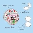 thumbnail image 3 of BEKECH Mulan Princess Inspired Gift Birthday Princess Compact Mirror Mulan Fans Pocket Mirror Princess Movie Gift, 3 of 7