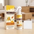 thumbnail image 4 of Natural Beeswax Furniture Polish, Wood Floor Cleaner Spray and Restorer, Deep Nourishing Scratch Remover with Microfiber Cloth for Hardwood Cabinets Tables Chairs Antiques, 4 of 9