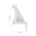thumbnail image 2 of ULTNICE 8Pcs White Plastic Refrigerator Shelf Clip for Fridge Accessories Freezer Use, 2 of 8