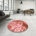 thumbnail image 4 of Ahgly Company Machine Washable Indoor Rectangle Transitional Fire Engine Red Area Rugs, 5' x 8', 4 of 7