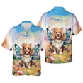 thumbnail image 3 of Welcome Spring Fairy Cavalier King Charles Spaniel in Flower Meadow Hawaiian Shirt Breathable Summer Unisex Merch Dog Lover Gifts - 13002, 3 of 6