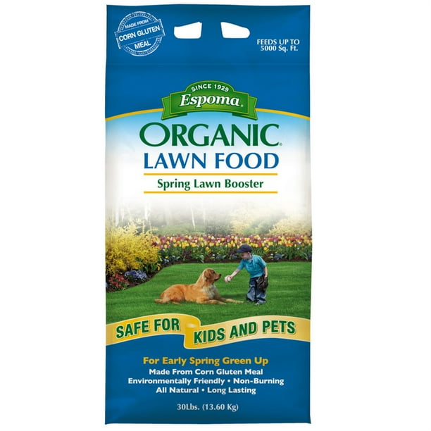 Espoma Organic Lawn Booster Fertilizer, 30Pound
