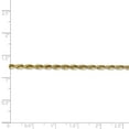 thumbnail image 5 of 10K Yellow Gold 2.75mm Diamond Cut Extra-Lite Rope Chain 18 Inch, 5 of 6