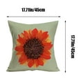 thumbnail image 3 of Summer Style Pillowcase Natural Style Pillowcase Suitable For Living Room Sofa Car Seat Size Is 17.71x17.71 Inches, 3 of 6