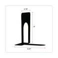 thumbnail image 3 of Universal Economy Bookends, 5 7/8 x 8 1/4 x 9, Heavy Gauge Steel, Black, 3 of 5