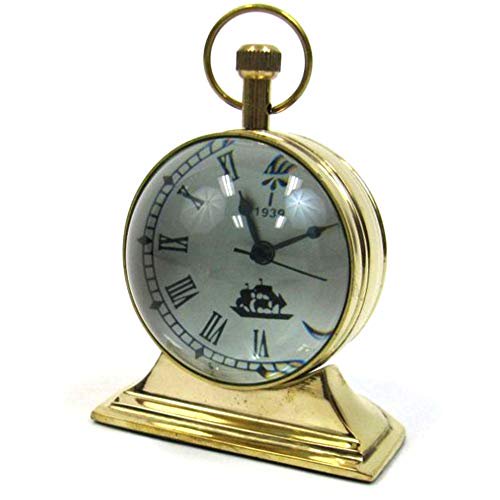 INDIA OVERSEAS TRADING CORP BR 48652 Nautical Desktop Trophy Watch