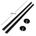 thumbnail image 1 of 2Pcs Radiator Pipe Covers + Pipe Collars 15 X500Mm/15Mm Pipe Collars White Black Black, 1 of 9