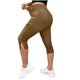 thumbnail image 4 of Pantalones de Cintura Elásticos para Mujeres Casual Caminando con Bolsillos Impresos No Tejido Denim Imitación Denim Hendidura Doblado Cómodo para Salir, 4 of 8