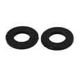 thumbnail image 2 of Unique Bargains M5 x 10mm x 1mm Nylon Flat Insulating Washers Gaskets Spacers Black 100 Count, 2 of 2