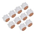 thumbnail image 4 of Chair Leg Floor Protector, Table Leg Cover Harmless Rubber Wear Resistant  for Office for Dining Room M, 4 of 7