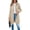 Beige, variant on Women's Elegant Single Breasted Coat Long Sleeve Mid Winter Overcoat Work Office Pea Coats