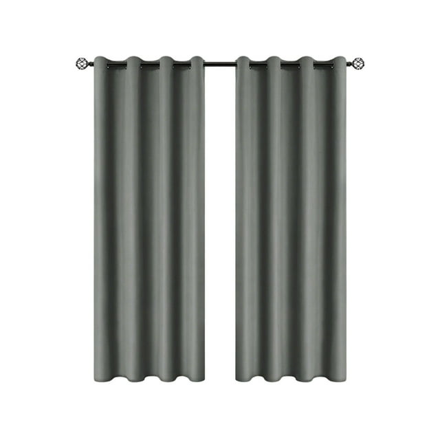 Rideaux pour Chambre Rideaux en Pongé de Polyester Perforé Élégants Protection Solaire et Solutions de Chambre Insonorisées