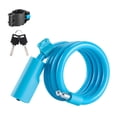 thumbnail image 1 of Bicycle Cable Lock Universal Mountain Bike Cable Lock with Shear-resistant High Security Anti Theft Scooter Lock Bicycle Accessories Waterproof, 1 of 8