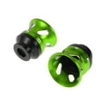 thumbnail image 1 of Protector de guardabarros de aleación de aluminio de 14mm para slider de marco de motocicleta, protección contra choques, 46mm 46mm, Verde Negro, 2 Pcs, 1 of 7