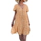 thumbnail image 1 of TRKIYQC Vestido de verano para mujer manga corta con volantes floral cuello en V botón falda de playa suelta para mujer TRKIYQC moderno, 1 of 6