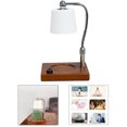 thumbnail image 3 of Aromaterapia Quemador de aceite lámpara cera fusión cálida lámpara de atenuación de noche decoración de noche rotativa Cuadrado Sunnimix Lámpara de mesa Candle Warmer, 3 of 7