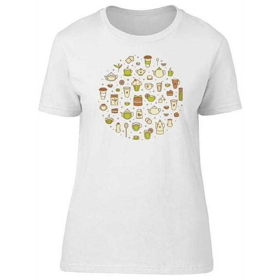 Cupcake Doodles Tee Women's -Image by Shutterstock
