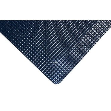 48" Wide, Rhino Mats, Reflex Anti-fatigue Double Sponged mat, Glossy Black, 1" Thick, Choose Length