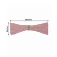 thumbnail image 3 of Efavormart 5 PCS Rose Gold Metallic Shiny Glittered Spandex Chair Sashes for Wedding Banquet Decor Chair Bow Sash Party Decoration, 3 of 11