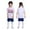 White, variant on Hienoo Toddler Boys Outfits Athletic Short Sleeve T-Shirt and Shorts Set, 2-Piece, Sizes 12M-10Y