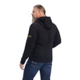 thumbnail image 2 of Ariat Men's Rebar Regulator Full Zip Hoodie Black - 10041492, 2 of 4