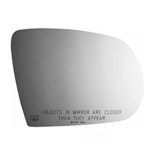 Burco Side View Mirror Replacement Glass with Motor Mount Plate - Clear Glass - 5587HRSG