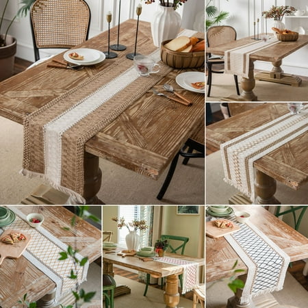 

KAOU Table Runner Waterproof Heat Insulation Environmentally Protection Party Picnics Dining Table Runner for Kitchen