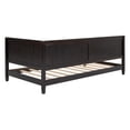 thumbnail image 6 of Leumius Modern Plywood+Solid Wood+MDF Breathable Twin size Wood Daybed with Headboard Espresso, 6 of 8