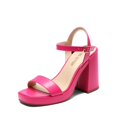 thumbnail image 1 of Sandalia DREAM PAIRS GISELLE Tacones Anchos Tipo Bloque 11 cm Rosa, 1 of 5