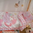 thumbnail image 3 of Sanrio Hello Kitty Kuromi Cinnamoroll Bedding Set Four Piece Bedding Double Pillowcase Bed Linens Dorm Bedclothes Home Textile, 3 of 7