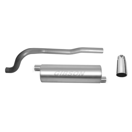Gibson Exhaust 17200 GIB17200 86-00 CHEROKEE XJ 4.0L /86-00 CHEROKEE XJ 2.5L SINGLE EXHAUST SYSTEM