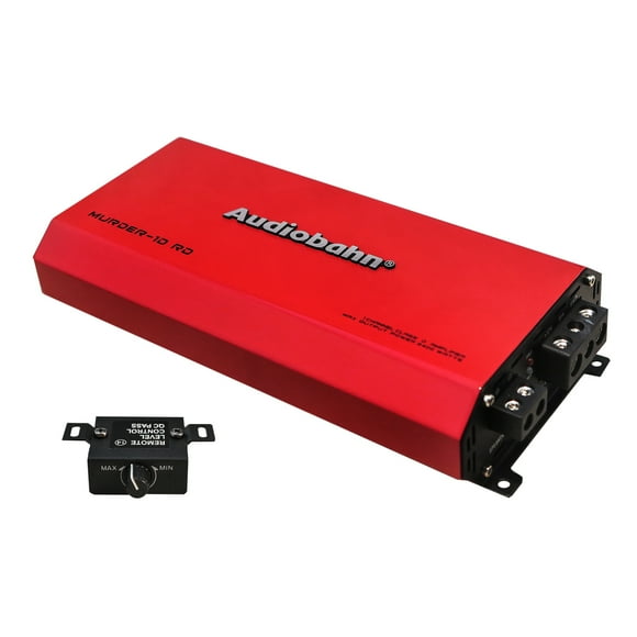 Amplificador Audiobahn Clase D de 1 Canal MURDER1D 2400W