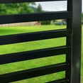 thumbnail image 5 of ALEKO Yard Garden Modern Kyiv Style Dual Swing Steel Driveway Gate 16 ft Black, 5 of 14