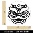 thumbnail image 2 of Chinese New Year Lion Dancer Head Self-Inking Rubber Stamp Ink Stamper - Yellow Ink - Mini 1/2 Inch, 2 of 7
