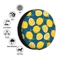 thumbnail image 4 of Fotbe Lemon Funda de Llanta de Repuesto con Estampado, Engrosada, Ajuste Universal para Jeep, Remolque, RV, SUV, Camión-15 inch, 4 of 6