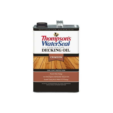 Thompson's® WaterSeal® Penetrating Decking Oil, Crimson,