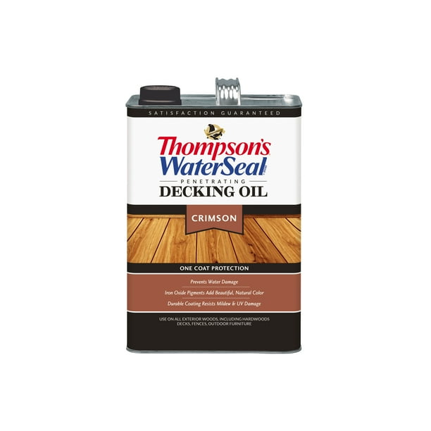 Thompson's® WaterSeal® Decking Oil, Crimson, 1Gal