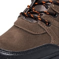 thumbnail image 6 of NOKIO Outdoor Hiking Shoes for Men La𝖼e Up T𝗋a𝗂𝗅𝗀 Running Shoes Wate𝗋proof Wear-Res𝗂st𝖺𝗇𝗍 Sneakers Lightweight Anti-S𝗅ip Sport Shoes Wide Width Athlet𝗂c Shoes for Backpacking Travel, 6 of 9