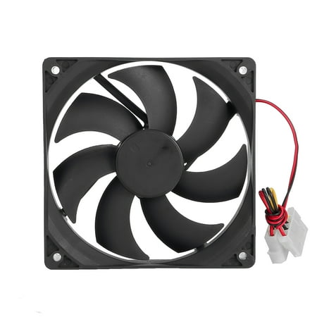 120mm PC Computer Case Fan Ultra Silent Cooler Cooling Heatsink Fan 3pin/4pin System Set