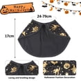 thumbnail image 3 of Conjunto de 2 capas de bruja con estampado de Halloween, ropa para mascotas, sombrero para perro y gato, joyería espeluznante, 3 of 5
