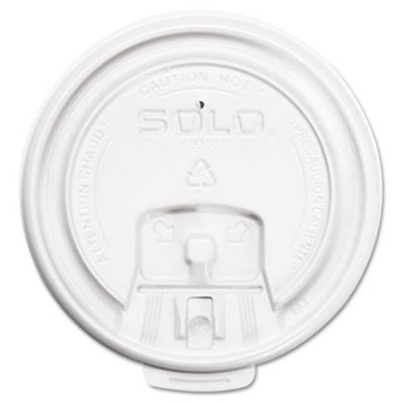 Solo Cup LB3081-00007 Hot Cup Lids, Fits 8 oz Paper Hot Cups, White
