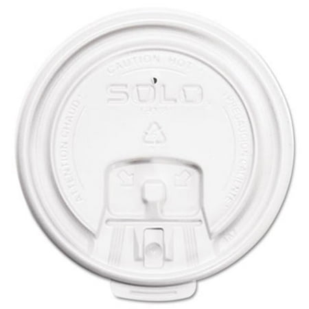 Solo Cup LB3081-00007 Hot Cup Lids, Fits 8 oz Paper Hot Cups, White