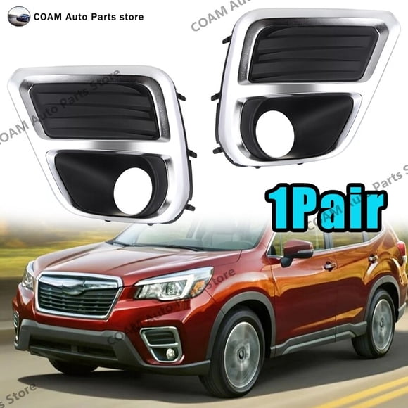 LH&RH Front Bumper Fog Lamp Decorative Cover F for Ram e for Subaru Forester 2019 2020 2021-