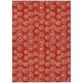 thumbnail image 2 of Addison Rugs Chantille Indoor/Outdoor Transitional Circles Red Washable Rectangle Rug, 5' x 7'6", 2 of 6